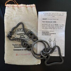 Vintage 2009 Tavern Puzzle Collection "Bottoms Up" Made in U.S.A. 6mm Steel